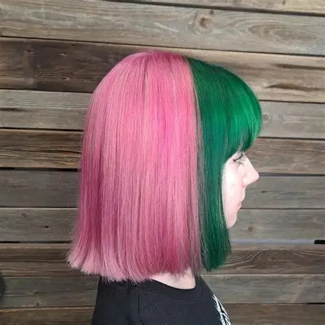 Puolipitkät hiukset | Multicolor Hair